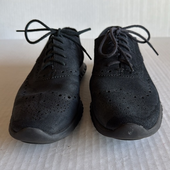 Cole Haan Black ZeroGrand Stitchlite Wingtip Oxfords - Picture 7 of 11